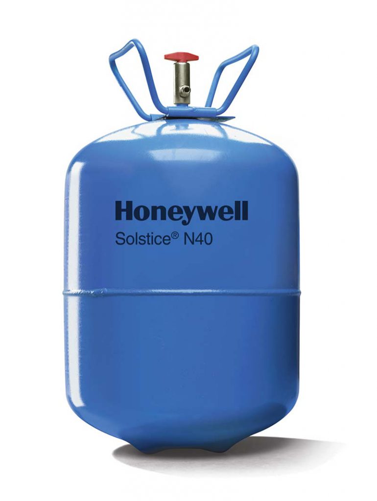 Solstice N40 - Um dos fluidos refrigerantes de baixo GWP fabricados pela Honeywell